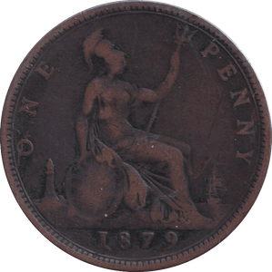1879 PENNY ( FINE ) - PENNY - Cambridgeshire Coins