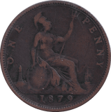 1879 PENNY ( FINE ) - PENNY - Cambridgeshire Coins