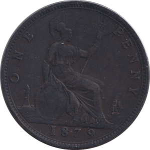 1879 PENNY ( GF ) - WORLD COINS - Cambridgeshire Coins