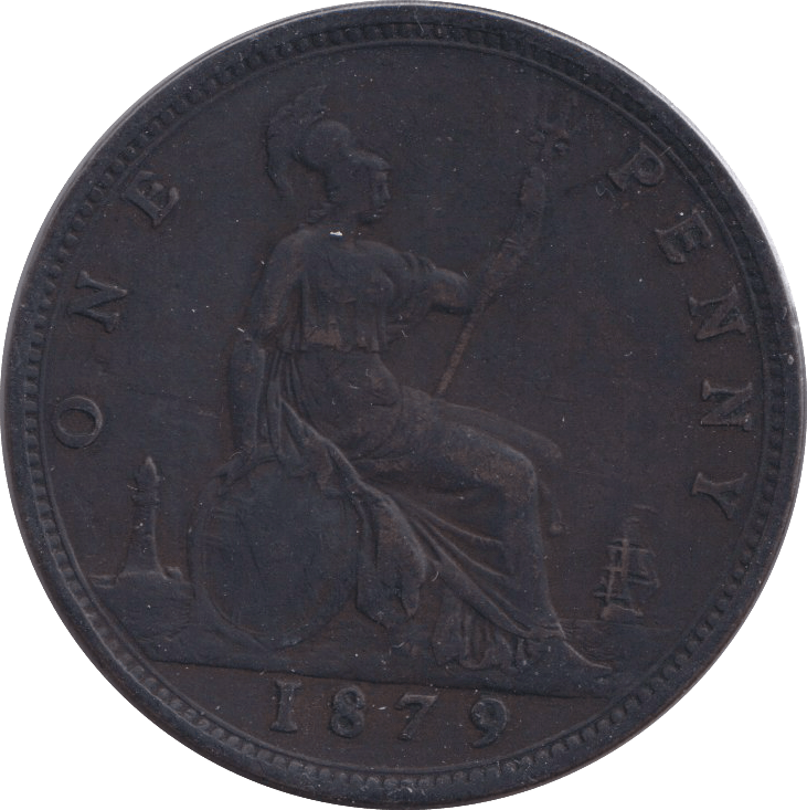 1879 PENNY ( GF ) - WORLD COINS - Cambridgeshire Coins