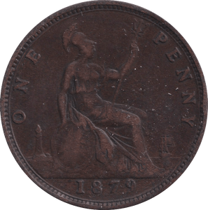 1879 PENNY ( VF ) - PENNY - Cambridgeshire Coins