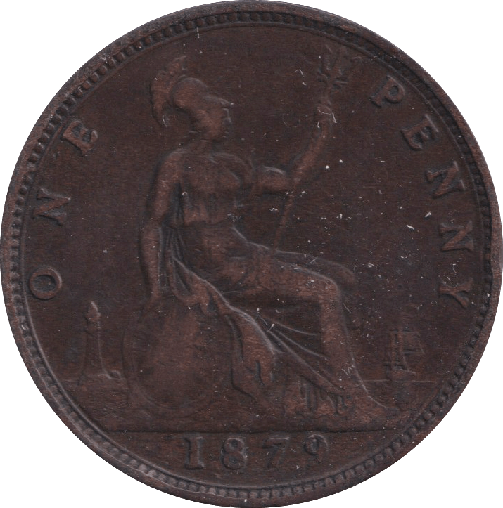 1879 PENNY ( VF ) - PENNY - Cambridgeshire Coins