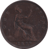 1879 PENNY ( VF ) - PENNY - Cambridgeshire Coins