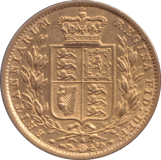 1879 S GOLD SOVEREIGN ( VF ) - SOVEREIGN - Cambridgeshire Coins