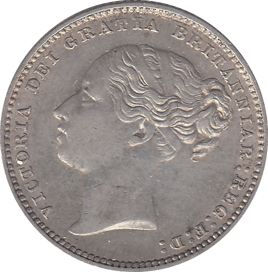 1879 SHILLING ( AUNC ) - SHILLING - Cambridgeshire Coins