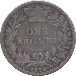 1879 SHILLING ( FAIR ) - Shilling - Cambridgeshire Coins
