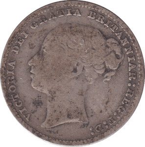 1879 SHILLING ( FINE ) 3 - SHILLING - Cambridgeshire Coins
