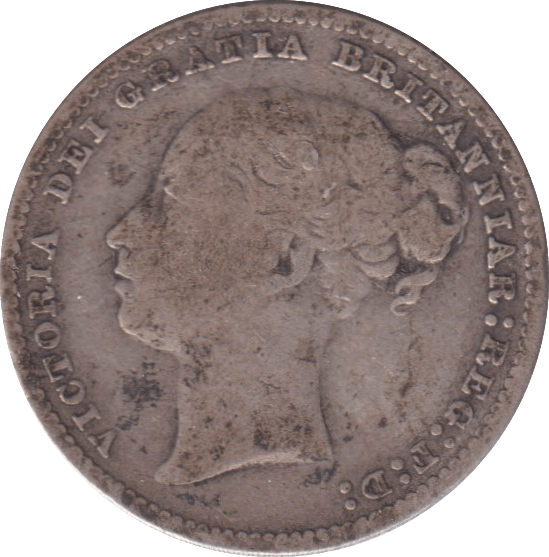 1879 SHILLING ( FINE ) 3 - SHILLING - Cambridgeshire Coins