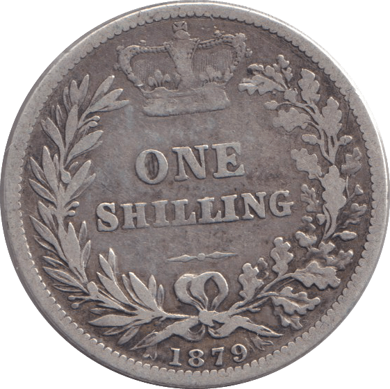 1879 SHILLING ( FINE ) - SHILLING - Cambridgeshire Coins
