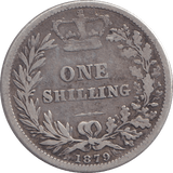 1879 SHILLING ( FINE ) - SHILLING - Cambridgeshire Coins