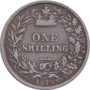 1879 SHILLING ( FINE ) - SHILLING - Cambridgeshire Coins