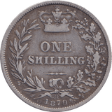 1879 SHILLING ( FINE ) - SHILLING - Cambridgeshire Coins