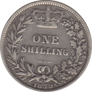 1879 SHILLING ( GF ) - SHILLING - Cambridgeshire Coins