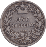 1879 SHILLING ( GF ) - Shilling - Cambridgeshire Coins