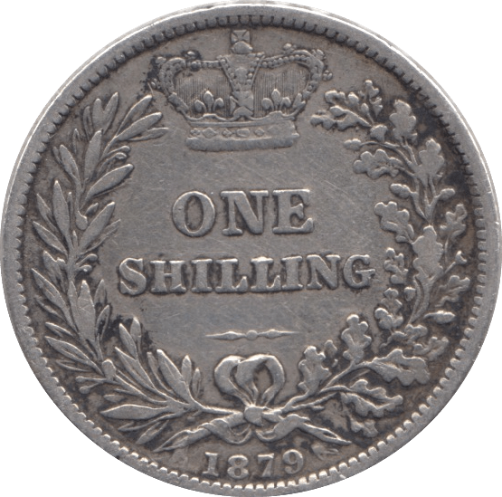 1879 SHILLING ( GF ) - SHILLING - Cambridgeshire Coins