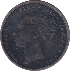 1879 SHILLING ( GVF ) - SHILLING - Cambridgeshire Coins