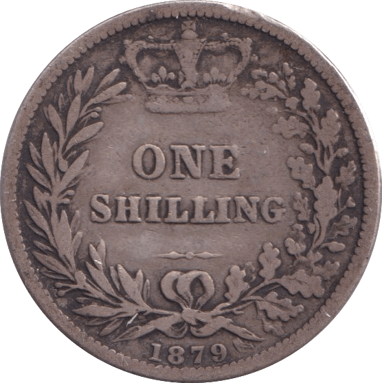 1879 SHILLING ( NF ) - SHILLING - Cambridgeshire Coins