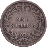 1879 SHILLING ( NF ) - SHILLING - Cambridgeshire Coins