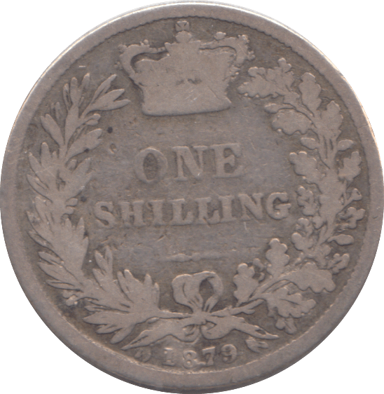 1879 SHILLING ( NF ) - SHILLING - Cambridgeshire Coins
