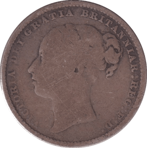1879 SHILLING ( NF ) - SHILLING - Cambridgeshire Coins