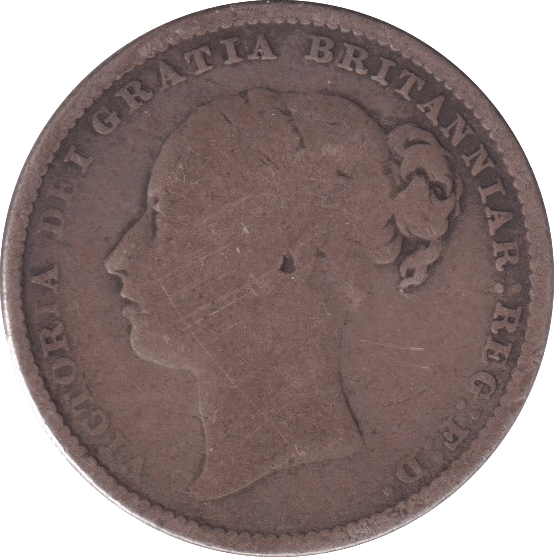 1879 SHILLING ( NF ) - SHILLING - Cambridgeshire Coins