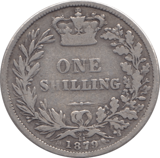 1879 SHILLING ( NF ) - SHILLING - Cambridgeshire Coins
