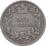 1879 SHILLING ( NF ) - SHILLING - Cambridgeshire Coins