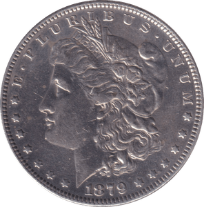 1879 SILVER DOLLAR USA - SILVER WORLD COINS - Cambridgeshire Coins