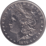 1879 SILVER DOLLAR USA - SILVER WORLD COINS - Cambridgeshire Coins