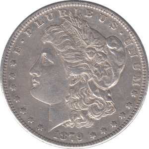 1879 SILVER MORGAN DOLLAR SAN FRANCISCO MINT - SILVER WORLD COINS - Cambridgeshire Coins