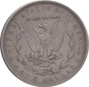1879 SILVER ONE MORGAN DOLLAR USA - SILVER WORLD COINS - Cambridgeshire Coins