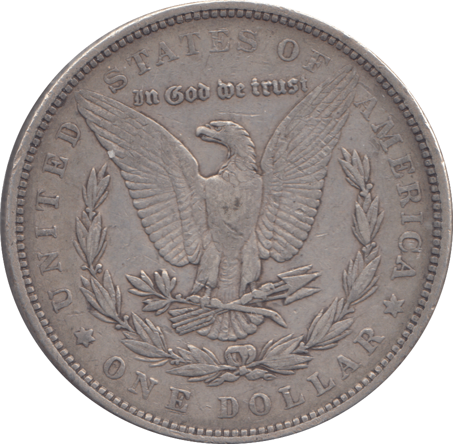 1879 SILVER ONE MORGAN DOLLAR USA - SILVER WORLD COINS - Cambridgeshire Coins