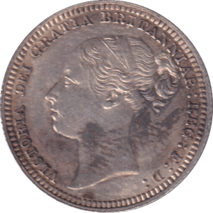 1879 SIXPENCE ( EF ) - SIXPENCE - Cambridgeshire Coins