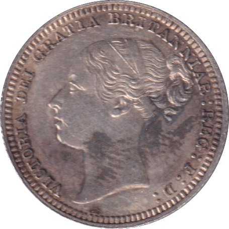1879 SIXPENCE ( EF ) - SIXPENCE - Cambridgeshire Coins
