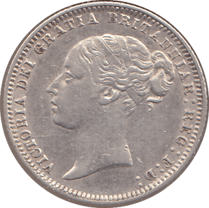 1879 SIXPENCE ( EF ) - SIXPENCE - Cambridgeshire Coins