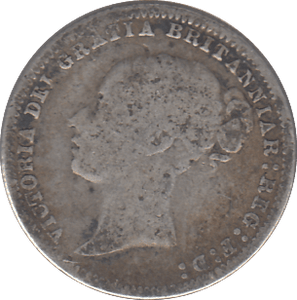 1879 SIXPENCE ( FAIR ) - SIXPENCE - Cambridgeshire Coins
