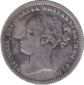 1879 SIXPENCE ( VF ) - SIXPENCE - Cambridgeshire Coins