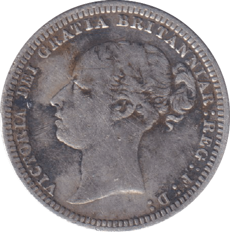 1879 SIXPENCE ( VF ) - SIXPENCE - Cambridgeshire Coins
