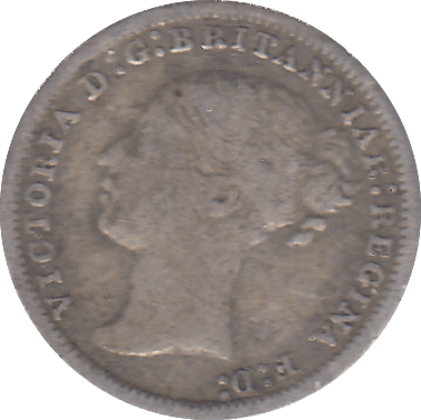 1879 THREEPENCE ( EF ) - THREEPENCE - Cambridgeshire Coins