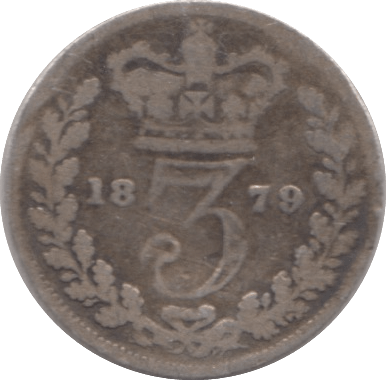 1879 THREEPENCE ( FAIR ) - THREEPENCE - Cambridgeshire Coins