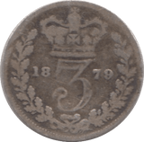 1879 THREEPENCE ( FAIR ) - THREEPENCE - Cambridgeshire Coins