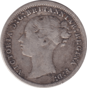 1879 THREEPENCE ( FINE ) - SIXPENCE - Cambridgeshire Coins
