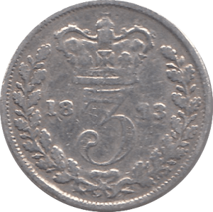 1879 THREEPENCE ( FINE ) - THREEPENCE - Cambridgeshire Coins