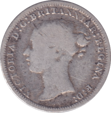 1879 THREEPENCE ( FINE ) - THREEPENCE - Cambridgeshire Coins