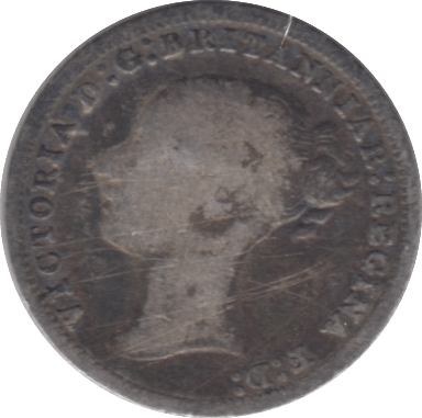 1879 THREEPENCE ( NF ) - THREEPENCE - Cambridgeshire Coins