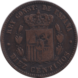 1879 TWO CENTS - WORLD COINS - Cambridgeshire Coins