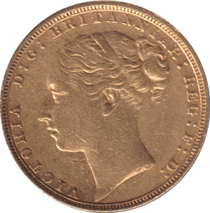 1880 4 GOLD SOVEREIGN ( VF ) - SOVEREIGN - Cambridgeshire Coins