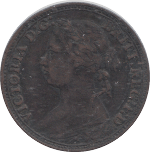1880 FARTHING ( GF ) - FARTHING - Cambridgeshire Coins
