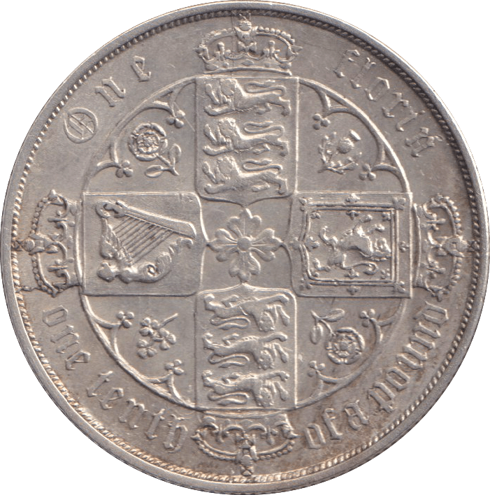 1880 FLORIN ( EF ) - FLORIN - Cambridgeshire Coins