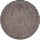 1880 FLORIN ( FINE ) - FLORIN - Cambridgeshire Coins